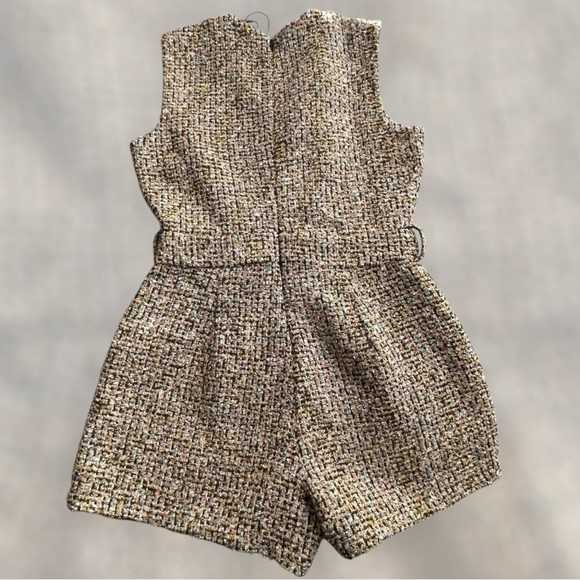 Fashion Nova Leslie Tweed Romper - Picture 6 of 9
